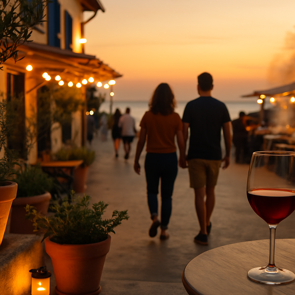 Nachtmarkt-Spaziergänge in Strandnähe am Bahia Guesthouse